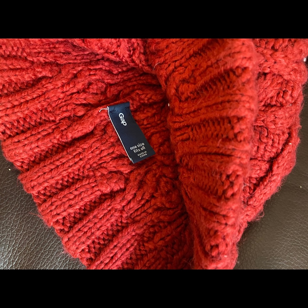 Super cute red beanie for winter